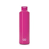monbento - MB Steel Ruby Bouteille isotherme rose 50 cl - Gourde inox garde au chaud/froid - idéale eau, infusions, ...