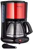 MOULINEX Cafetières filtre SUBITO rouge 10/15 Tasses  Machine à café cafetière électrique Cafetière  Capacité 1.25L Antigoutte Porte-filtre pivotant Auto off 30 minutes ...