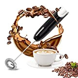 Mousseur à Lait,Mousseur à Lait Électrique,Mousseur à Lait Électrique à Piles,pour Café Latte Cappuccino Matcha Chocolat Chaud