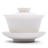 Mozentea Tasse à thé Gaiwan en céramique pour thé traditionnel chinois Gongfu