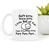 Mug à café humoristique, thème Big Bang Théory, chanson de chaton douce, cadeau drôle de chat, mignon mug à café