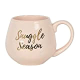 Mug en céramique métallique avec inscription « Baby It's Cold Outside or Pink Snuggle Season »