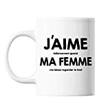 Mug Foot j'aime ma femme | Tasse imprimée en France