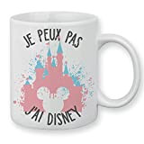 Mug " Je peux pas j'ai Disney " Château pastel et tête de mickey - Chamalow shop