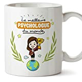 Mugffins Mug/Tasse Psychologue (Meilleur du Monde) - Idées Drôles Psychologie