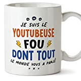 Mugffins Tasses pour YOUTUBEUSE - En Français - Cadeau original pour YOUTUBEUSE homme - Tout le monde vous a parlé ...