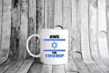 NA Juifs pour Trump Coffee Mug Tasse à thé Donald Trump Mug Deux côtés imprimés fabriqués aux États-Unis