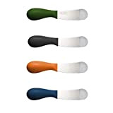 NERTHUS FIH 329 couteaux à enduire Set de pièces, noir/vert/bleu/orange