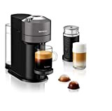 Nespresso machine à café à capsules De'Longhi Vertuo Next ENV 120.GYAE - Avec mousseur à lait Aeroccino - Gris.