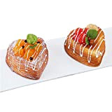 Nice purchase Joli achat 2 pièces de Nourriture Artificielle Tarte Tarte Dessert Simulation de gâteau Faux gâteau Mousse Fruits Boulangerie ...