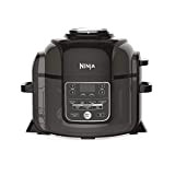 Ninja Foodi [OP300EU] Multicuiseur 7-en-1, Technologie TenderCrisp, 6 L, 1460W, Noir et Gris (touches et commandes en anglais)