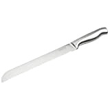 Nirosta 41833 Couteau à pain, Couteau à découper, Lame de 20cm, Argenté, Acier inoxydable, 33,5x3cm