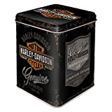 Nostalgic-Art Boîte à thé rétro, Harley-Davidson – Genuine – Idée de Cadeau pour Fans de Moto, pour thé en Vrac ...