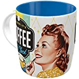 Nostalgic-Art Tasse à café rétro, Coffee O' Clock – Idée de Cadeau pour nostalgiques, en céramique, Design Vintage Amusant avec ...