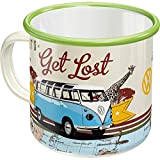 Nostalgic-Art Tasse rétro en émail, Bulli T1 – Let's Get Lost – Idée de cadeau pour le bus VW, Mug ...