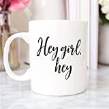 Nouveauté tasse en céramique tasse blanche Hey Girl Coffee Mug Ryan Gosling Mug Coffee Cup Coffee Funny Mug Funny Coffee ...