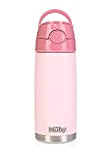 Nûby - Gourde isotherme en acier inoxydable 420 ml - 2 ans + Rose pastel