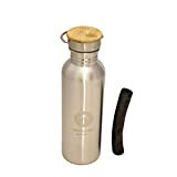 Offre spécial Noel - Binchotan et gourde inox 750 ml – purification charbon actif bambou- filtre chlore eau robinet - ...