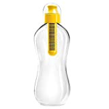 Ogquaton  Eau filtrée extérieure de bouteille de filtre de Bobble de l'eau 550ML filtrée potable, jaune de haute qualité