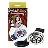 ohmtronixx Filtre à café permanent rechargeable, machines à café, remplace dosettes de café, convient aux Coffeeduck 3 Senseo Quadrante HD7860, ...