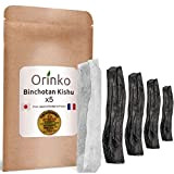orinko - Binchotan de Kishu Bio 5X (200g) Taille M | Authentique Charbon Actif Binchotan Traditionnel du Japon (Wakayama) pour ...