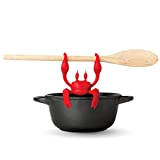 OTOTO Red the Crab Repose Cuillère Cuisine - Porte Spatule pour Casseroles et Plan de Travail - Résistant à la ...