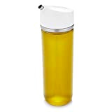 OXO Good Grips – Huilier-vinaigrier - Bouteille en verre pour huile et vinaigre - 355 ml - Blanc -Transparent