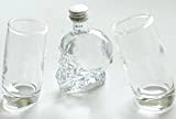 Paire de Ludico inclinable Verres à shot (60ml) avec Crystal Head Vodka 5 cl miniature