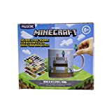 Paladone PP6730MCF, Minecraft Build A Level Mug | Créez votre propre monde | 4 feuilles d'autocollants | Personnalisez votre tasse ...
