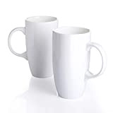 Panbado 2pcs 630ml Mug Tasse à Café Thé en Céramique Porcelaine Avec Poignée pour Eau Lait Mug de Voyage Bureau ...