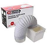 Paxanpax PLD156 Kit universel de condensateur interne pour sèche-linge avec tuyau, boîte et accessoires