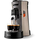 Philips CSA240/31 Machine à Café à dosettes SENSEO Select Eco, Intensity Plus, Cream Plus, Fonction Memo - Nougat