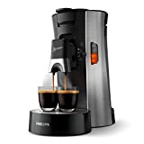 Philips Senseo Select CSA250/10 Machine à café à dosettes (sélection de la puissance du café plus, fonction mémo, en plastique ...