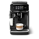 Philips Série 2200 EP2232/40 Machine à café automatique, 3 spécialités de café (système de lait LatteGo) noir mat/noir brossé