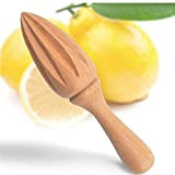 PiniceCore Fruit Orange Citrus Juice Extractor Reamers Ten-Corner Shape Wooden Lemon Squeezer Hand Press Manual Juicer
