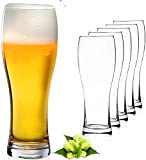 PLATINUX Lot de 6 verres à bière classiques de 500 ml (maximum 660 ml) - Verre à bière - Verre ...