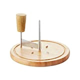 Point-Virgule tete de moine appareil, girolle à fromage en bambou, coupe fromage
