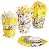 Popcorn Boîtes 48 Pcs, Popcorn Tüte à Bonbons Thème en Carton de Qualité, Sacs Popcorn Gâteries Conteneur, Contenitore Pop Corn ...