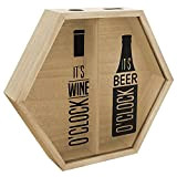 Porte-bouchon à vin et porte-tapis à bière 34,5x7,5x30cm nature boîte de collection collecteur de liège boîte de liège