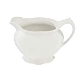 Premier Housewares Pot à crème en Porcelaine, Blanc