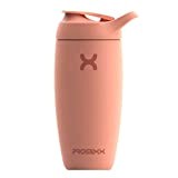 PROMiXX Shaker – Bouteille shaker de protéines de qualité supérieure pour shakes complémentaires – (550 ml) – Gobelet en acier ...