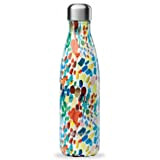 Qwetch - Bouteille Isotherme Arty 500ml - Gourde Nomade Inox - 24h Froid et 12h Chaud - Etanche, Sans BPA ...