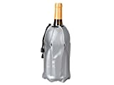 Rafraîchisseur pour bouteilles de vin, champagne et bières, Seau à glace flexible pour bouteilles avec diamètre maximum 10,5 cm (22 ...