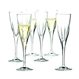 RCR 25555020206 Lot de 6 verres à champagne Fusion, cristal Luxion raffiné, passe au lave-vaisselle, idéal pour des occasions spéciales ou ...
