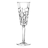 RCR 27437020006 Etna Champagne Flute, Set of 6, 190 ml, Dishwasher Safe, Ideal for New Homeowners or Dinner Parties, Celebration ...