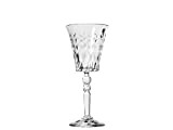 RCR Cristalleria Italiana Rcr 272792 Marilyn Lot de 6 verres à pied en verre 26 cl