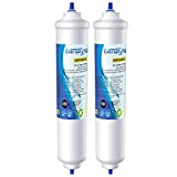 Remplacement de filtre à eau de réfrigérateur pour Samsung DA29-10105J, DA29-10105J HAFEX/EXP, WSF-100, DA99 02131B, EF9603, GE GXRTDR, RS7677FHCSL paquet ...