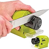 Retoo Aiguiseur de couteaux électrique professionnel pour un affûtage grossier et fin avec 3 modes d'affûtage pour couteaux, ciseaux et ...