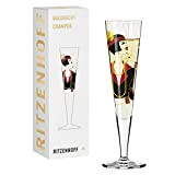 Ritzenhoff 1071027 Verre à Champagne 200 ml – Série Goldnacht N° 27 – Bijou élégant avec or véritable – Fabriqué ...