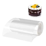 Rodoide Transparent Patisserie Film pour Bordure de gâteau réutilisable en acétate de 15cm x 10 m Patisserie Accessoire